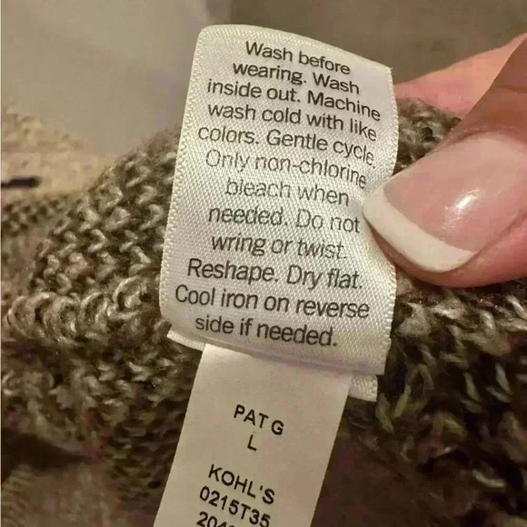 Nine West Women’s Leopard Print Cardigan Sweater Size Large NWOT - Picture 5 of 5